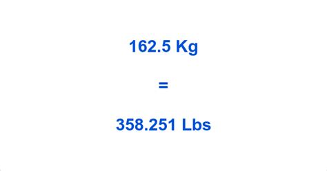 162 kg to lbs